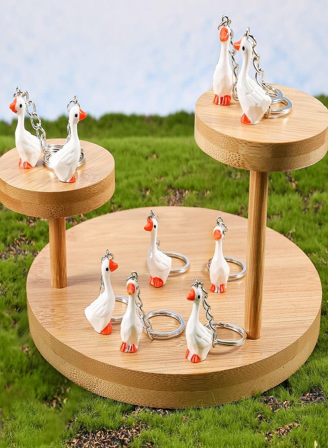 Ansberta 36 pcs Silly Goose Resin Keychain Silly Goose Party Favors for Birthday Gift Goose keychain Bulk Animal Accessories Gifts for Birthday Party - Image 2